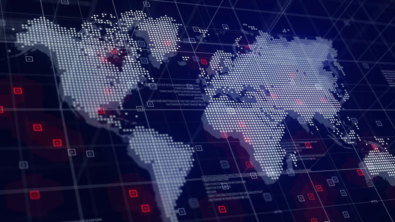 Global Coverage Map Mockup