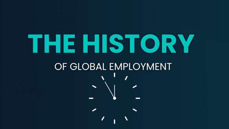 The history of global employment
